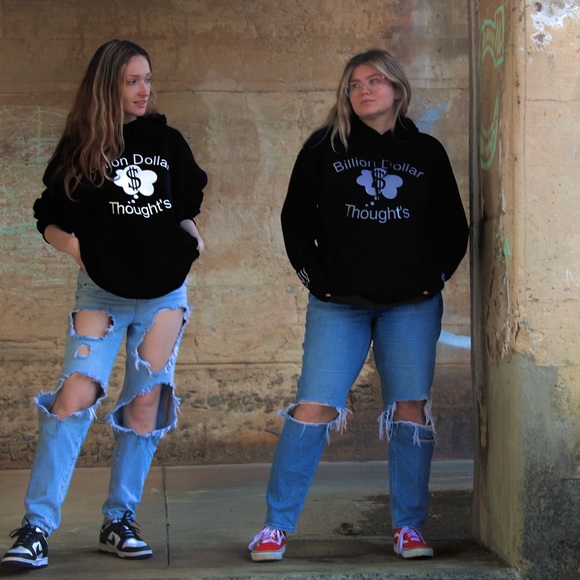 Custom Billion Dollar Thought’s Hoodies - Picture 3 of 6